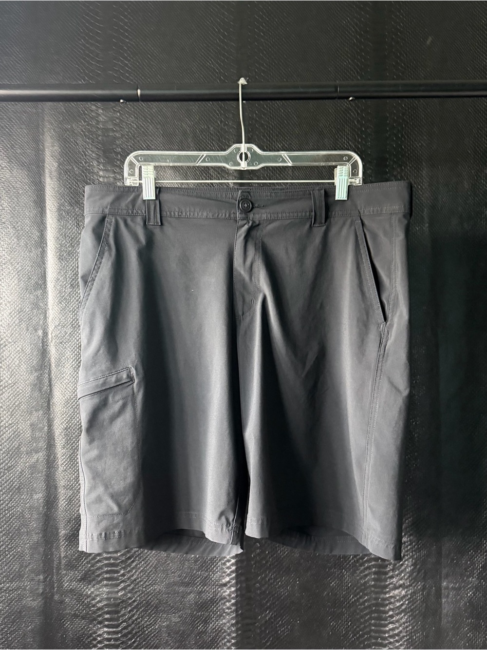 Columbia Men's Outdoors/Hiking Cargo Style Shorts Black Size Men’s 36W 10L
